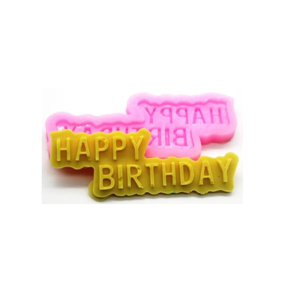 Молд Happy Birthday 11х4 см