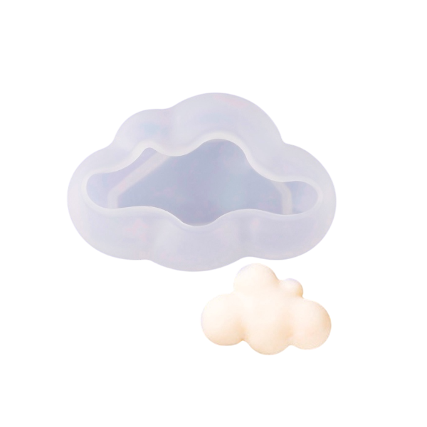 Молд Облако 3D  8*5*3,5см