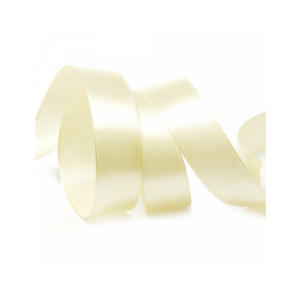Лента атласная "Ванильная" 2см * 23м
