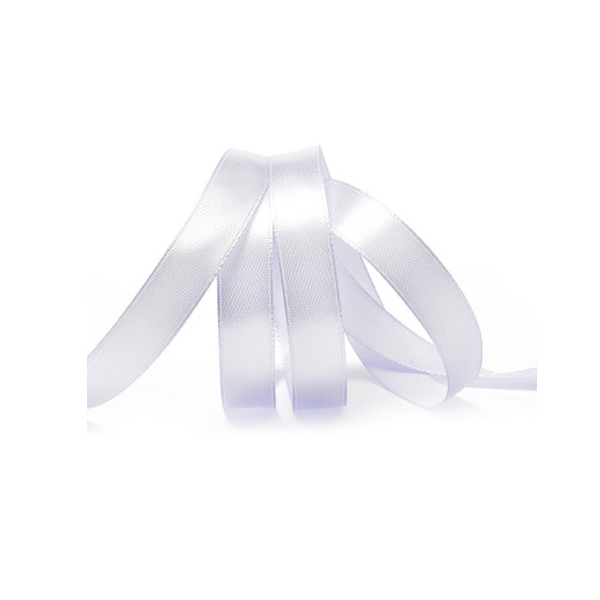 Лента атласная "Белая" 1см * 23м