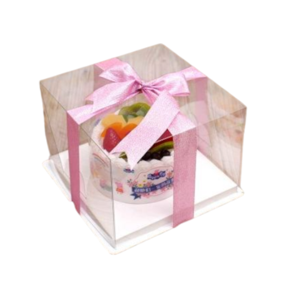 Коробка торт прозрачная 30-30-15см