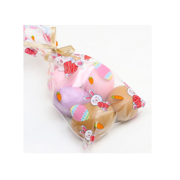 Пакет подарочный Кролики 13х27см