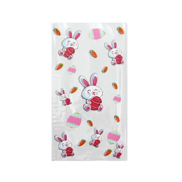 Пакет подарочный Кролики 13х27см