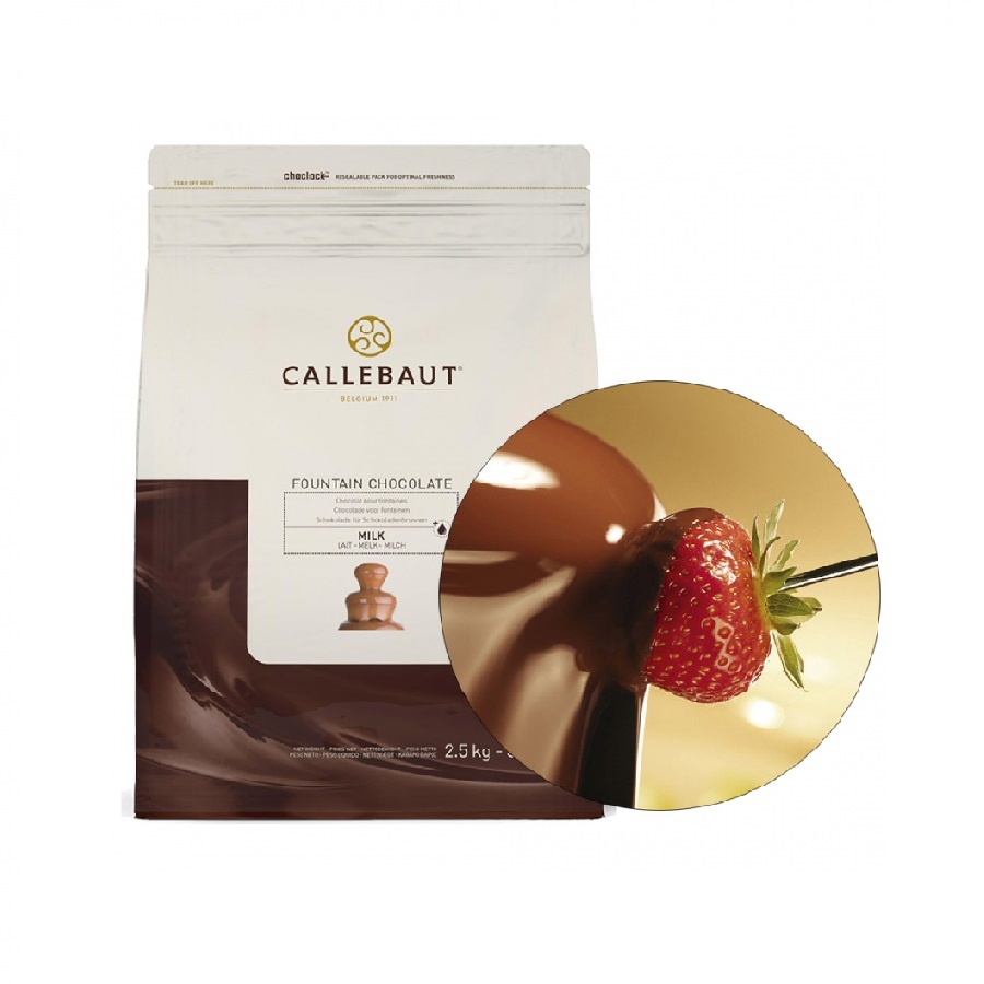 Шоколад молочный для фонтана 37,8% Callebaut (вес) 100 г