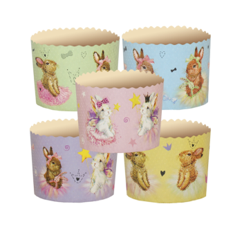 Форма кулич Зайчики 11*8,5см