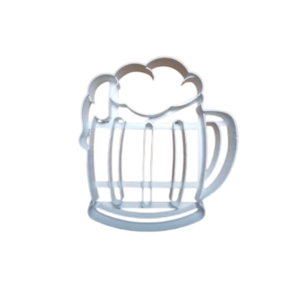 Вырубка пластиковая "Кружка пива" 9*10 см