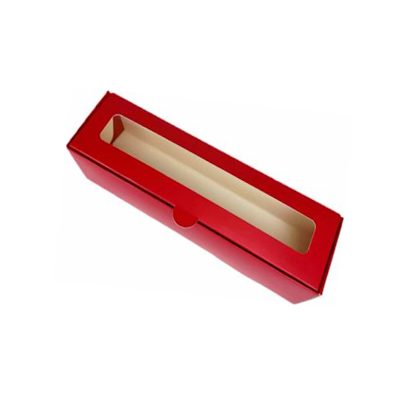 Коробка макарон Красная 21*5,5*5,5см