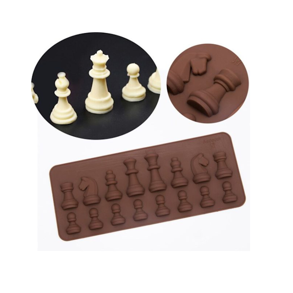 Форма силикон для шоколада Шахматы
