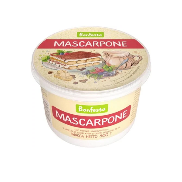 Сыр Bonfesto Маскарпоне 500 гр