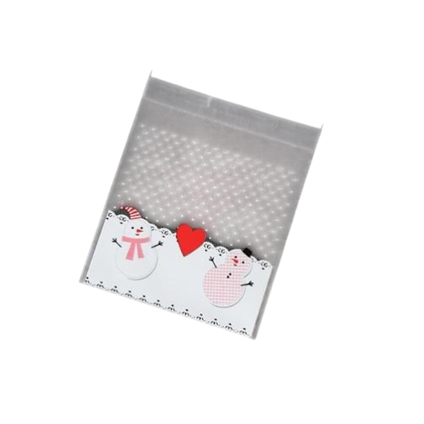 Пакетик Снеговики 10*10 (100шт)