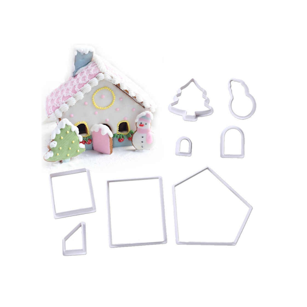 Набор вырубок Пряничный дом (8шт)