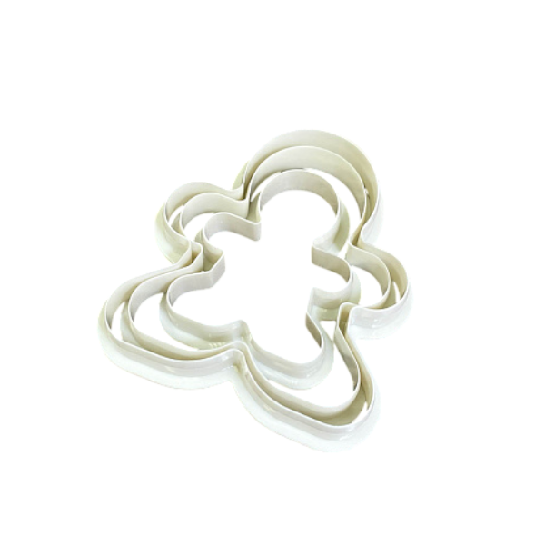 Набор вырубок Человечек 3 шт (пластик)