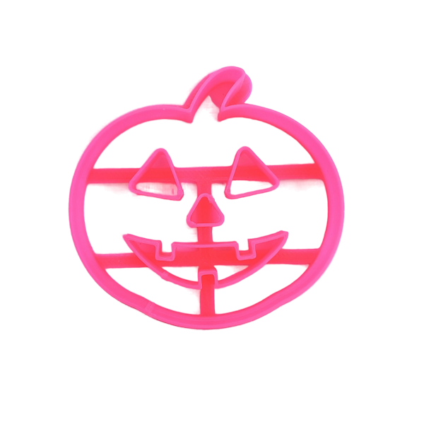 Вырубка пластиковая "Тыква Хэллоуин" 11 см