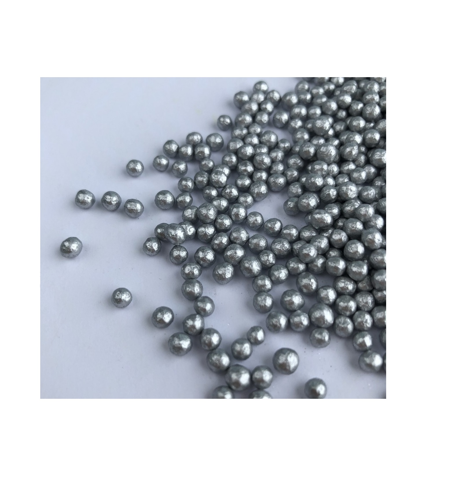 Шарики сахарные Металлик 4мм 50 гр