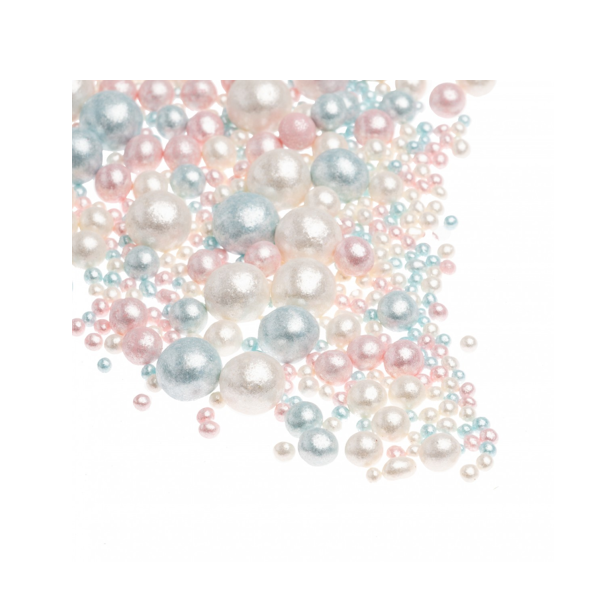 Драже рисовое "Блеск Лазурный Розовый" 50 гр