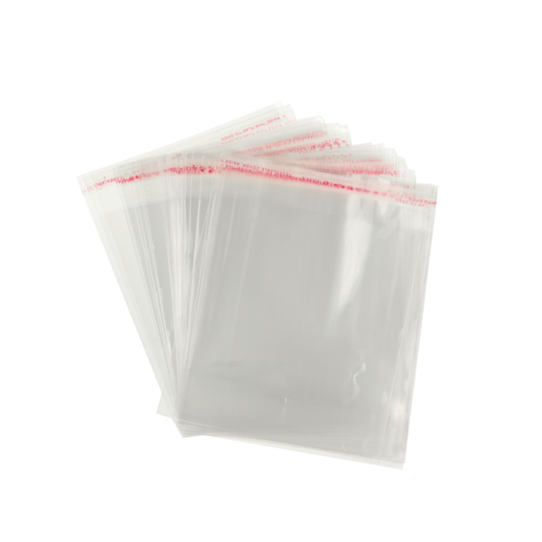 Пакет БОПП с клеевым клапаном 12 х 16/4 см (100шт)