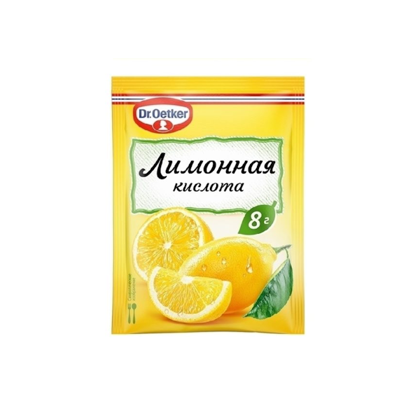 Лимонная кислота 8 гр Dr Bakers