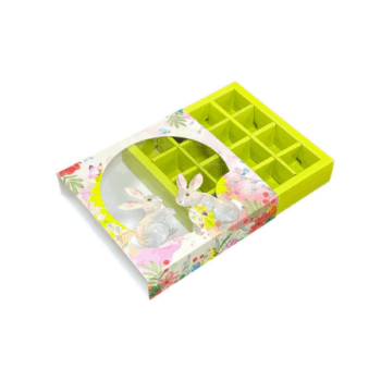 Коробка 16 конфет Пасхальные зайчата