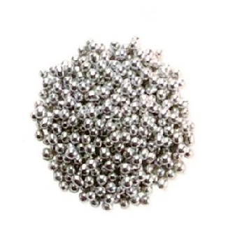 Шарики сахарные Серебро 4 мм, 50г