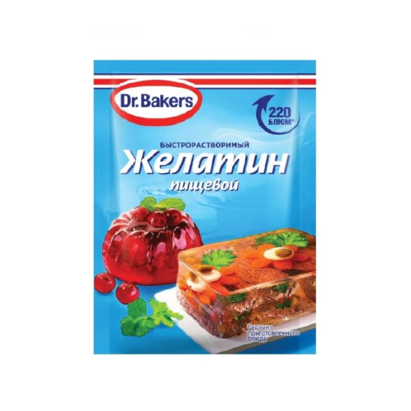 Желатин мини Dr Bakers 10гр