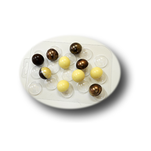 Форма пластик для шоколада Сферы 30мм