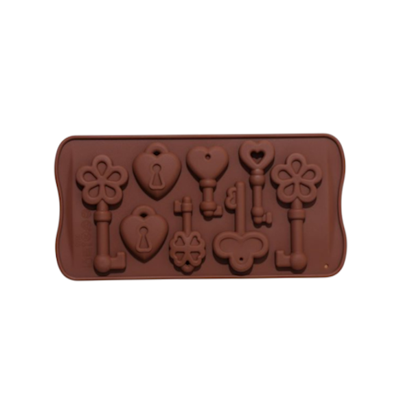 Форма силикон для шоколада Ключики