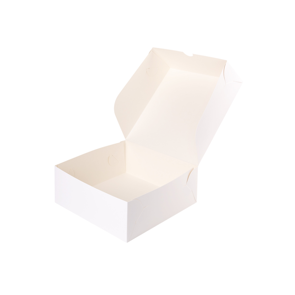 Коробка складная Белая 265-265-100 мм
