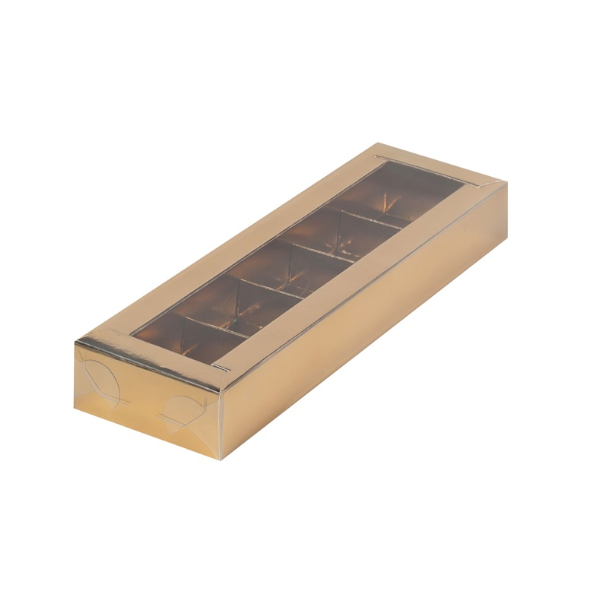 Коробка 5 конфет Золотая