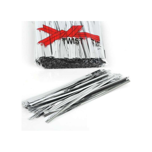 Зажим для пакета Серебро 50шт