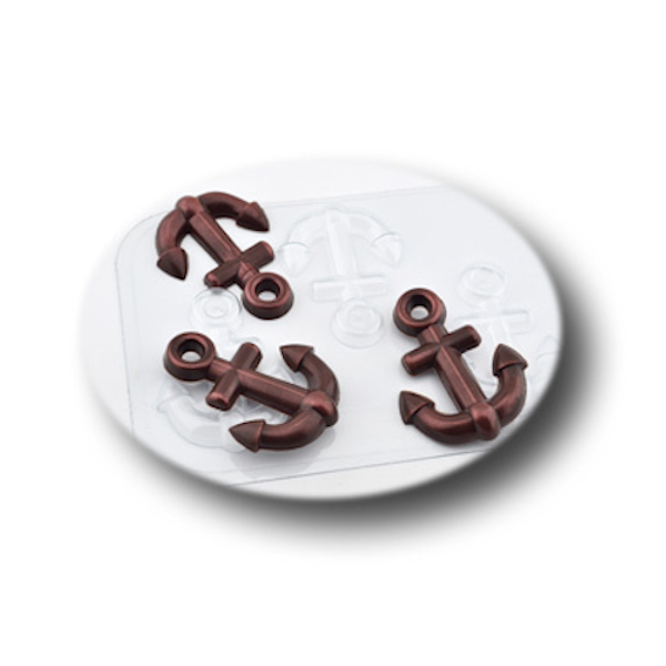 Форма пластик для шоколада Якорь