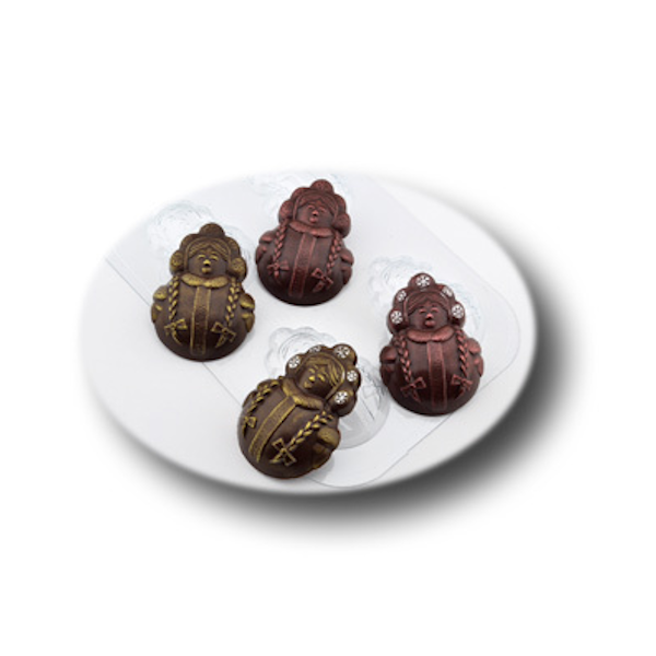 Форма пластик для шоколада Мини Снегурочка