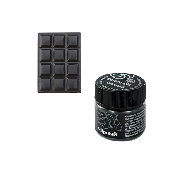 Краситель сухой жирорастворимый Caramella Чёрный 5 гр
