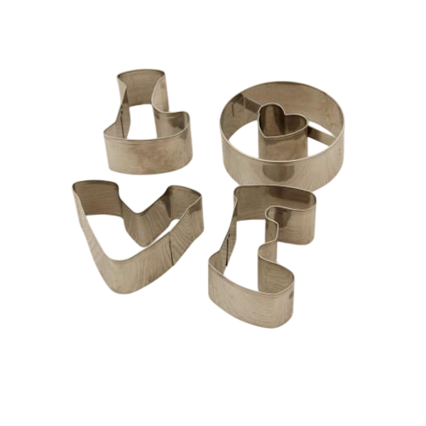 Набор металл букв "LOVE" 10*10 см