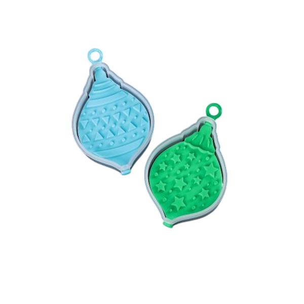 Вырубка пластиковая "Ёлочная игрушка SL" 6*8 см