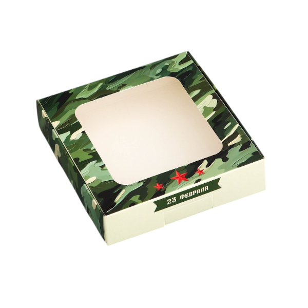 Моноблок пряник 23 февраля 13*13*3 см