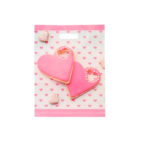 Пакет п/э Сердечки 31 х 40 см