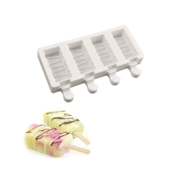 Форма силикон Эскимо Венеция 4 ячейки