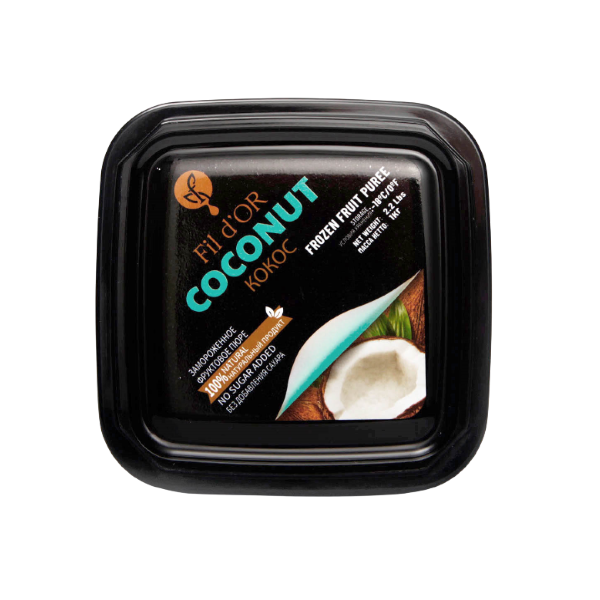 Пюре замороженное без сахара Кокос Fil Dor 1кг