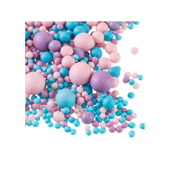 Посыпка "Матовая Голубая сиреневая розовая" 50 гр