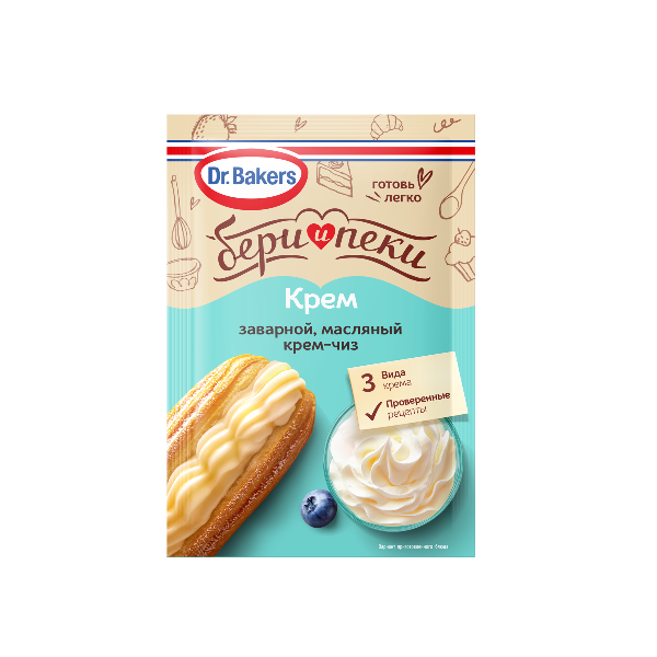 Смесь для крема Dr Bakers 75г