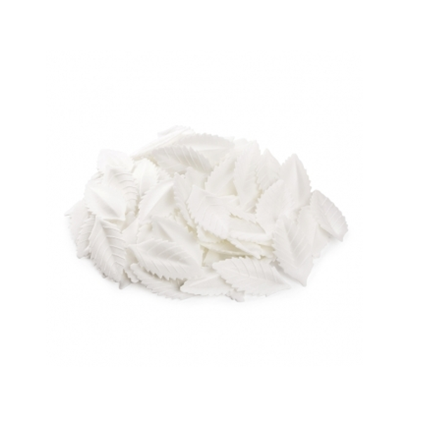 Вафельный Белый лист розы, 20шт