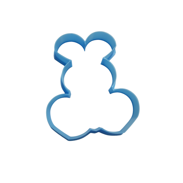 Вырубка пластиковая "Зайчик" 8*10 см