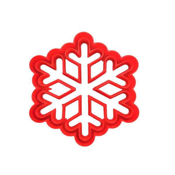 Вырубка пластиковая "Снежинка" 11см