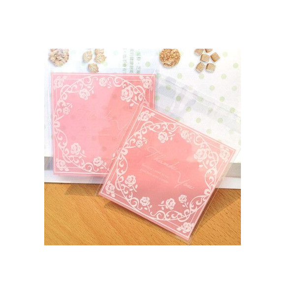 Пакетик Розовый венок 10*10см (100шт)