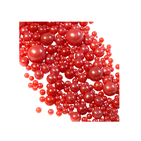 Посыпка "Шарики красные Ассорти" 50 гр