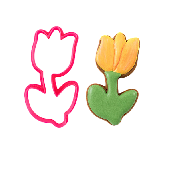 Вырубка пластиковая "Тюльпан" 11см