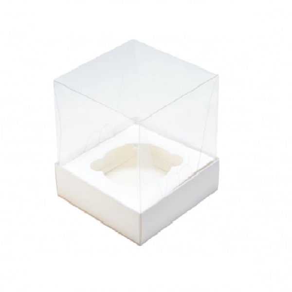Коробка 1 капкейк Прозрачная