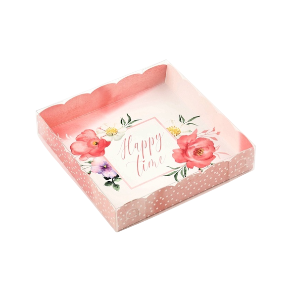 Коробка пряник Happy time 15-15-3 см (5шт)