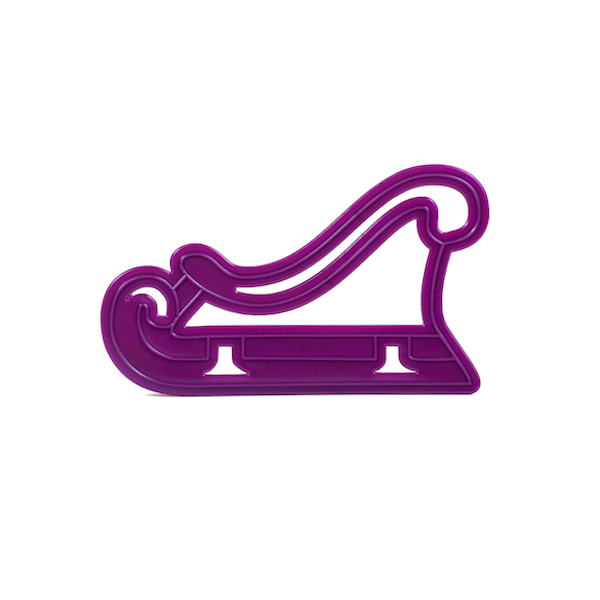 Вырубка пластиковая "Сани" 11*7 см