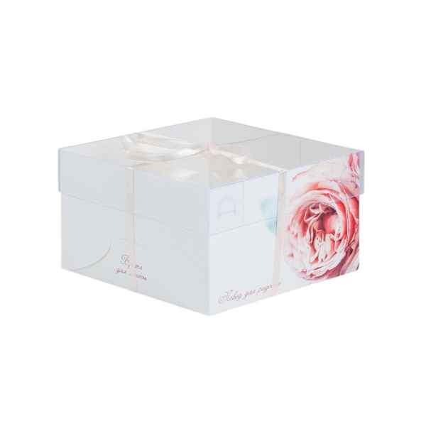 Коробка 4 капкейка Повод для радости